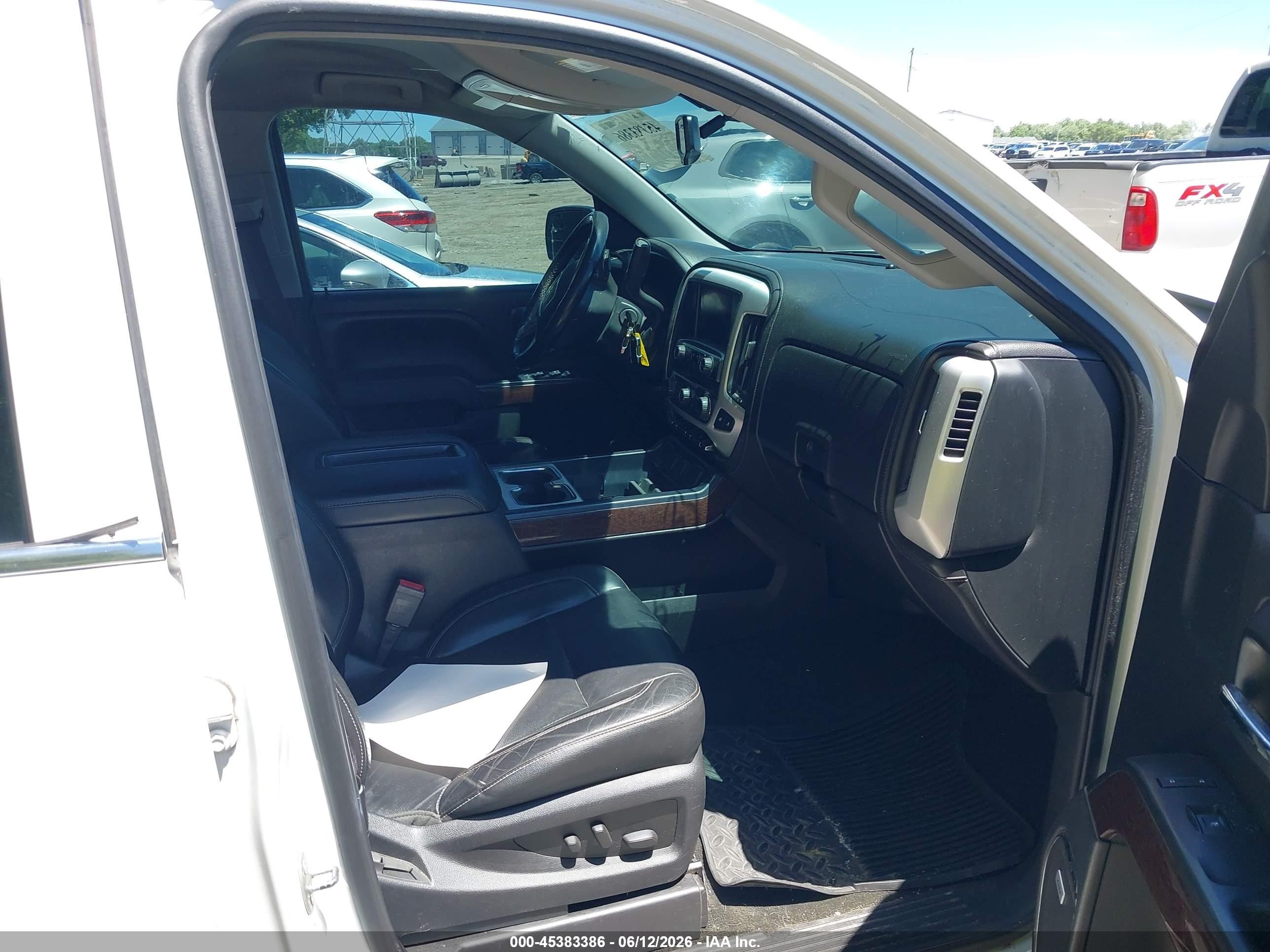 2014 Gmc Sierra 1500 Slt White vin: 3GTU2VEC8EG382180