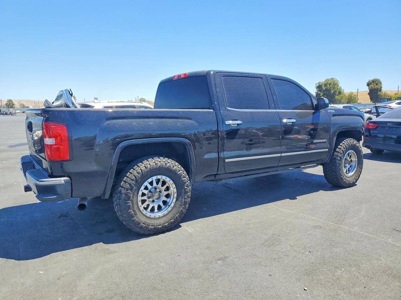 2014 Gmc Sierra K1500 Slt Черный vin: 3GTU2VEC8EG383054