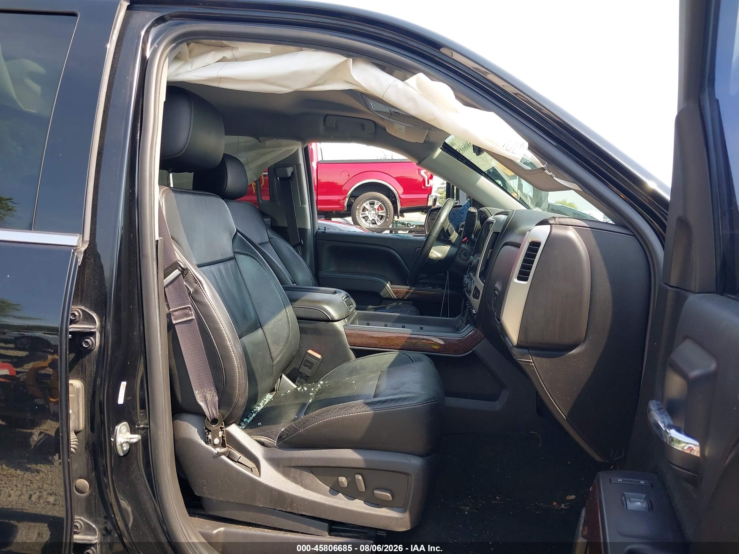 2014 Gmc Sierra 1500 Slt Black vin: 3GTU2VEC8EG529646
