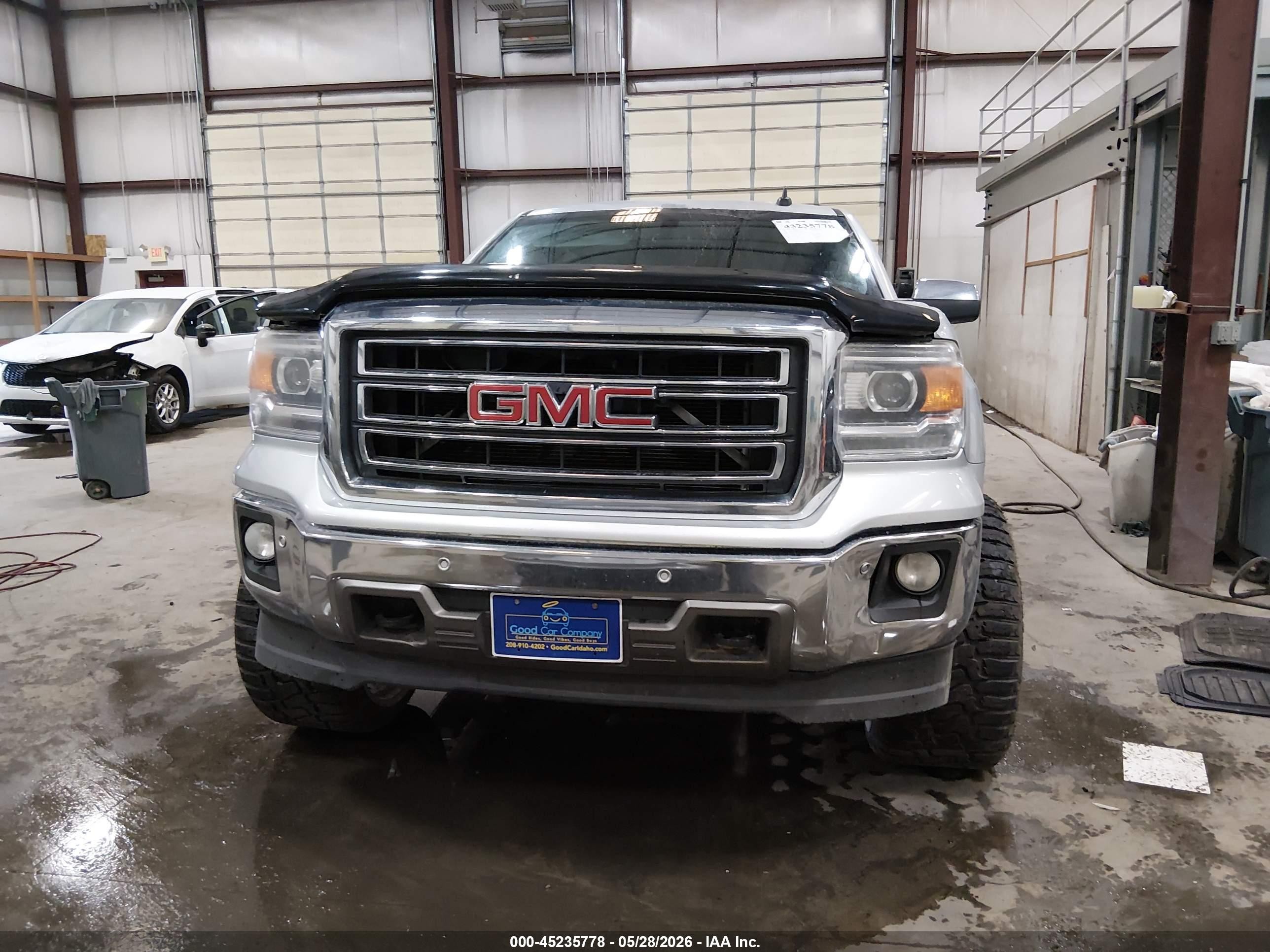 2015 Gmc Sierra K1500 Slt Silver vin: 3GTU2VEC8FG156917