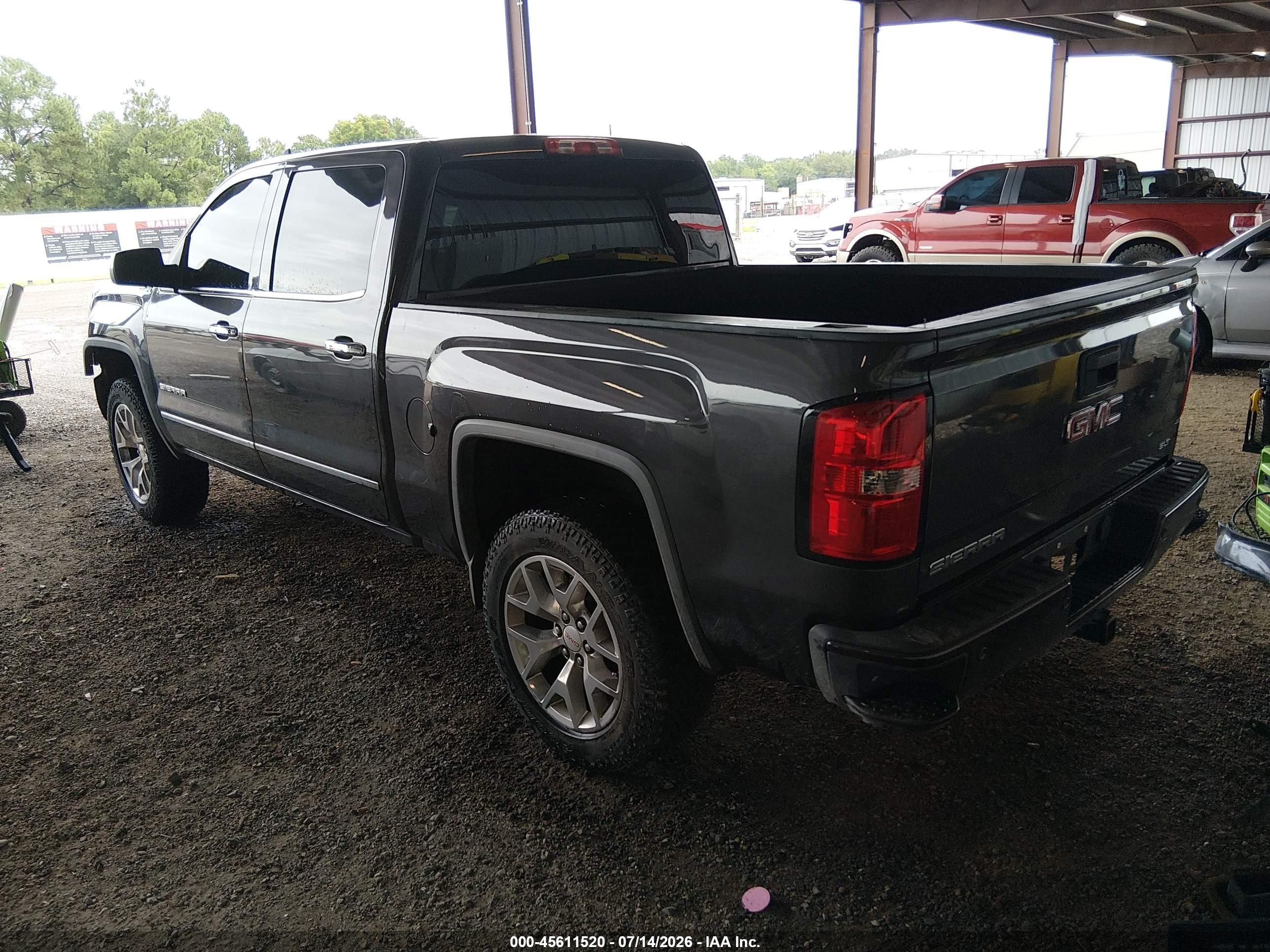 2015 Gmc Sierra 1500 Slt Gray vin: 3GTU2VEC8FG226772