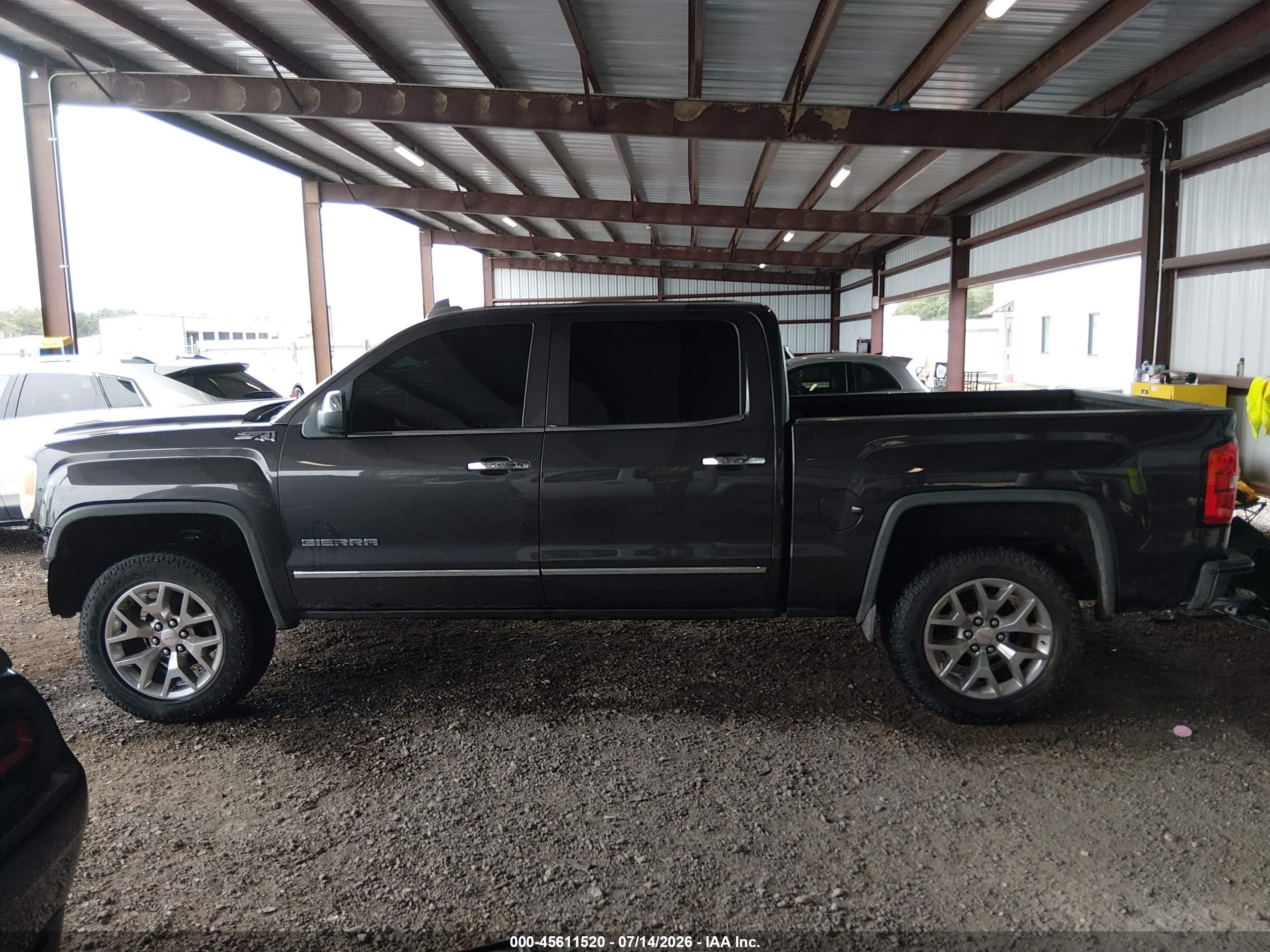 2015 Gmc Sierra 1500 Slt Gray vin: 3GTU2VEC8FG226772