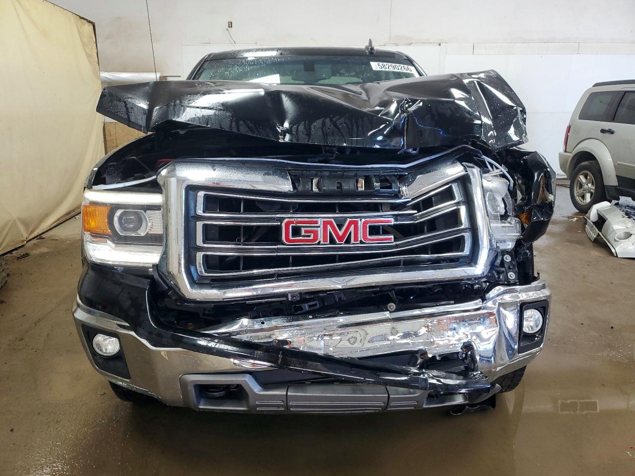 2015 Gmc Sierra K1500 Slt Black vin: 3GTU2VEC8FG284297