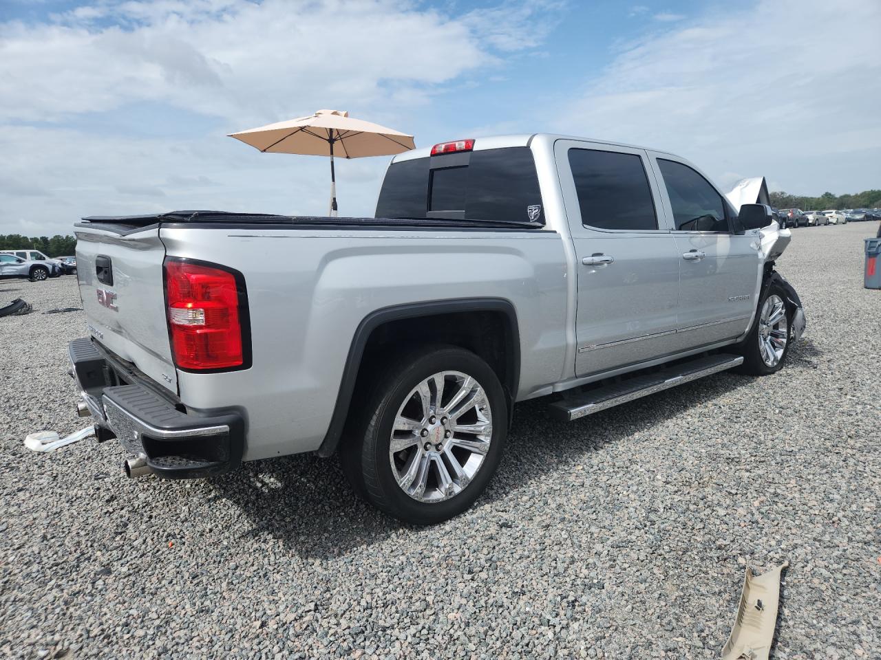 2015 Gmc Sierra K1500 Slt Silver vin: 3GTU2VEC8FG294814