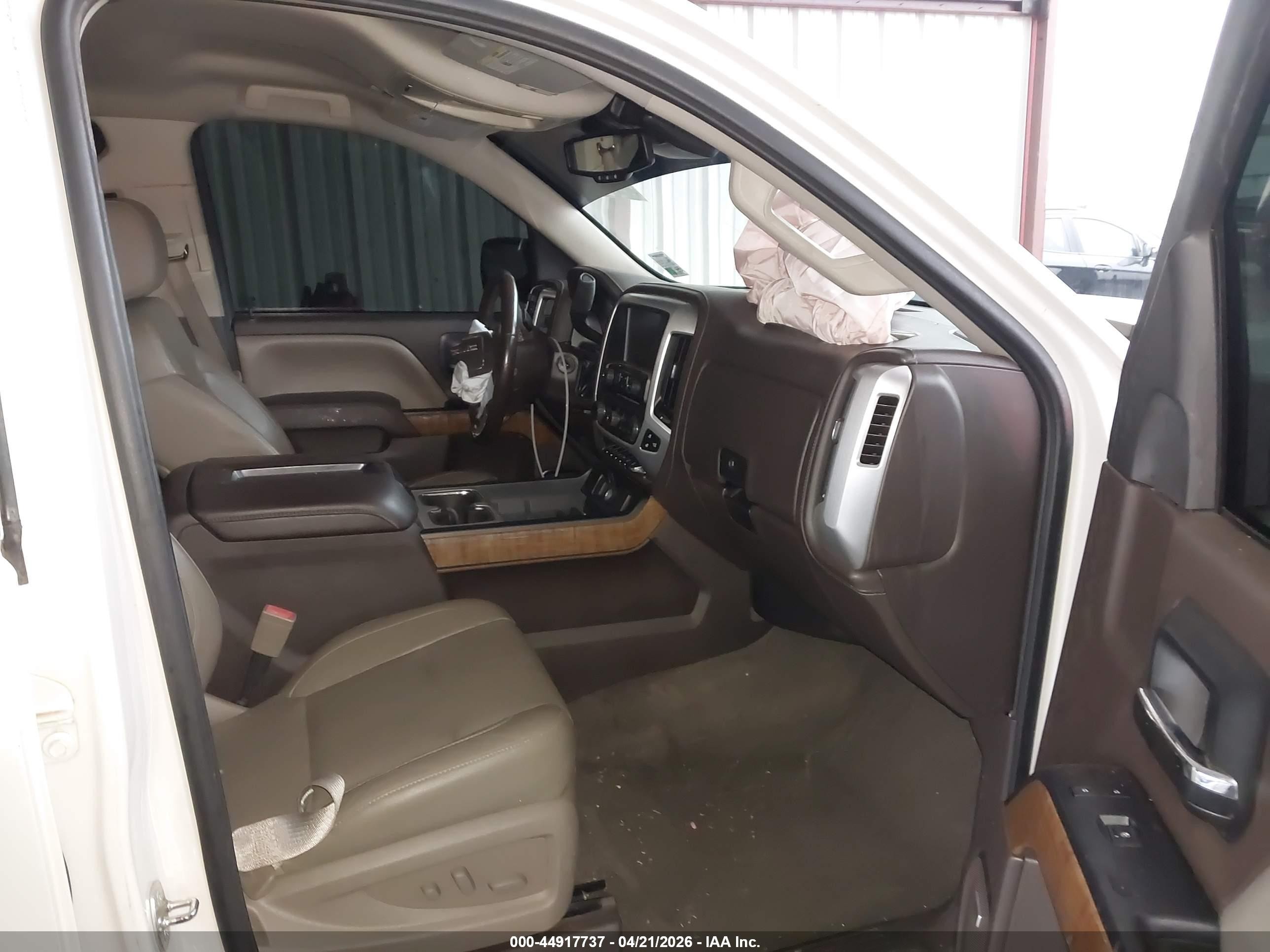 2015 Gmc Sierra 1500 Slt White vin: 3GTU2VEC8FG323504