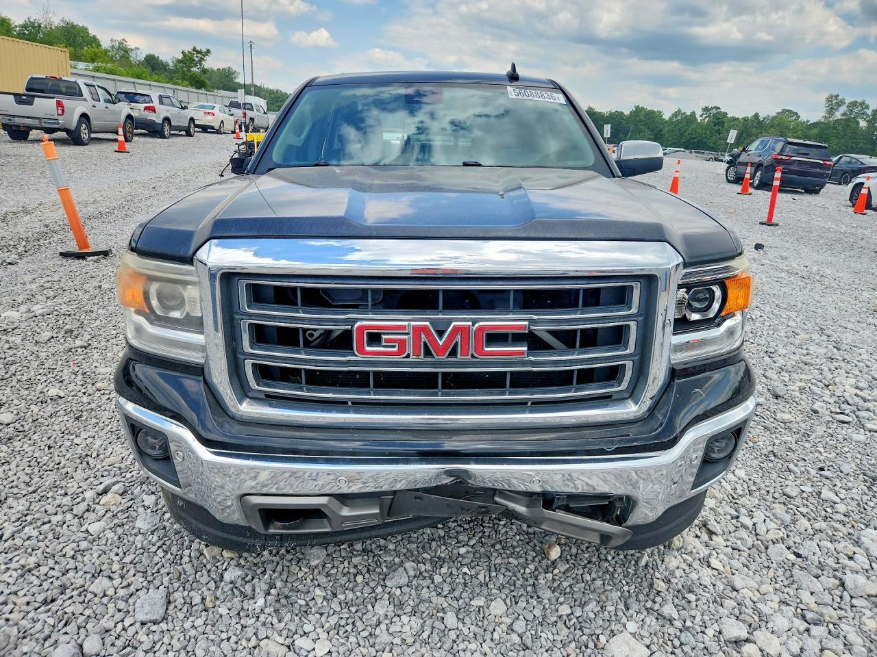 2015 Gmc Sierra K1500 Slt Black vin: 3GTU2VEC8FG386814
