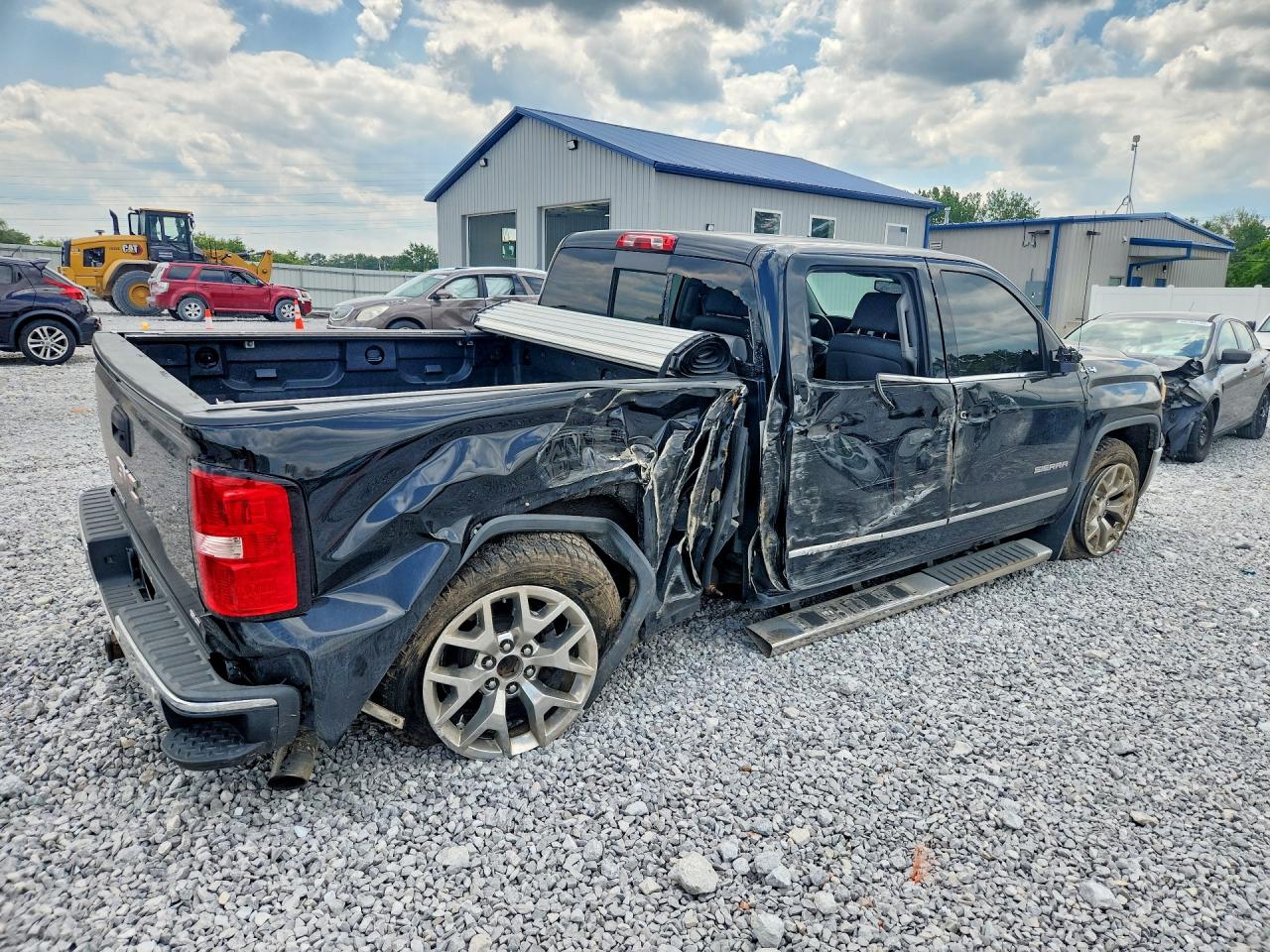 2015 Gmc Sierra K1500 Slt Black vin: 3GTU2VEC8FG386814
