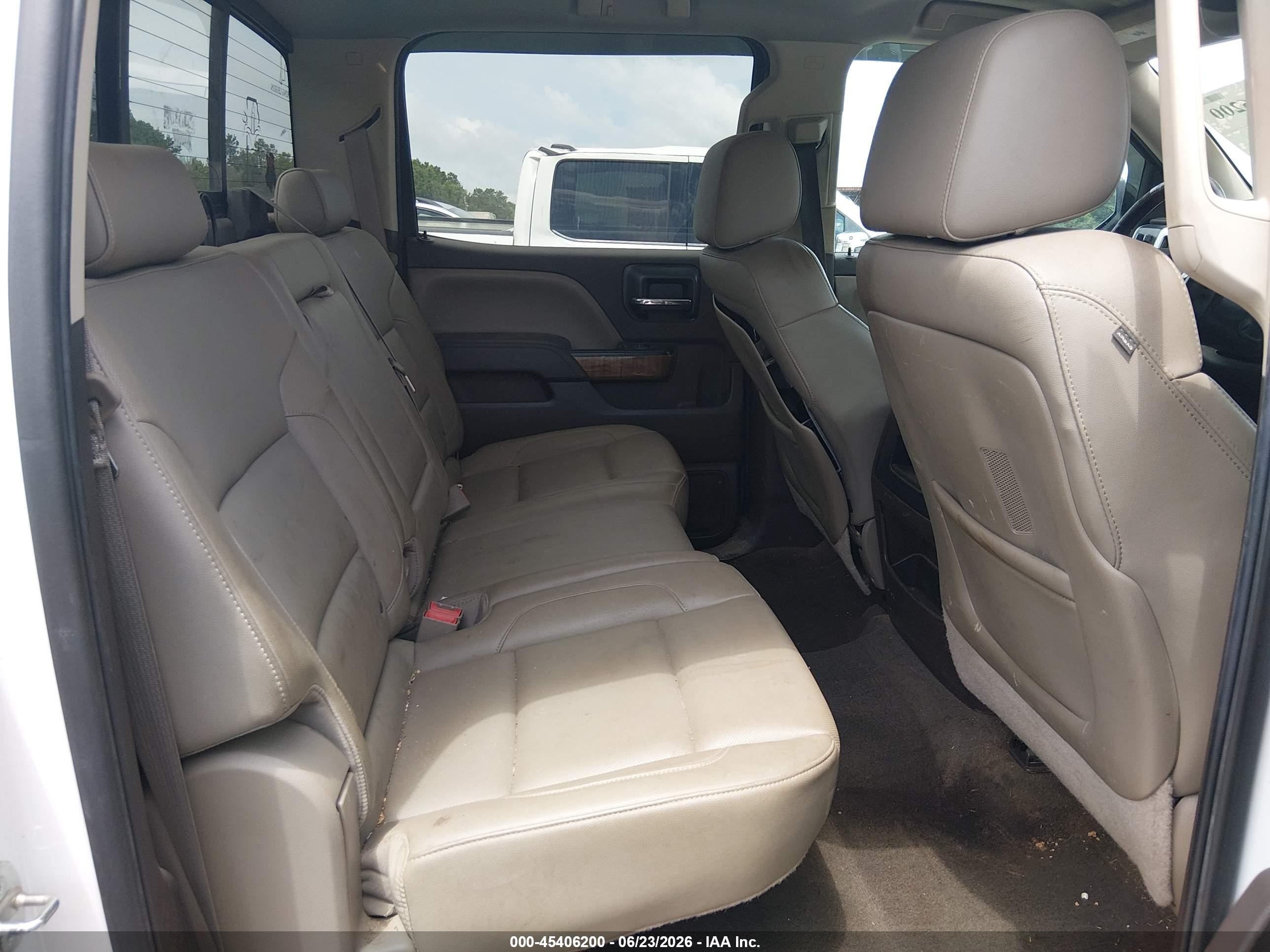 2015 Gmc Sierra 1500 Slt White vin: 3GTU2VEC8FG431265