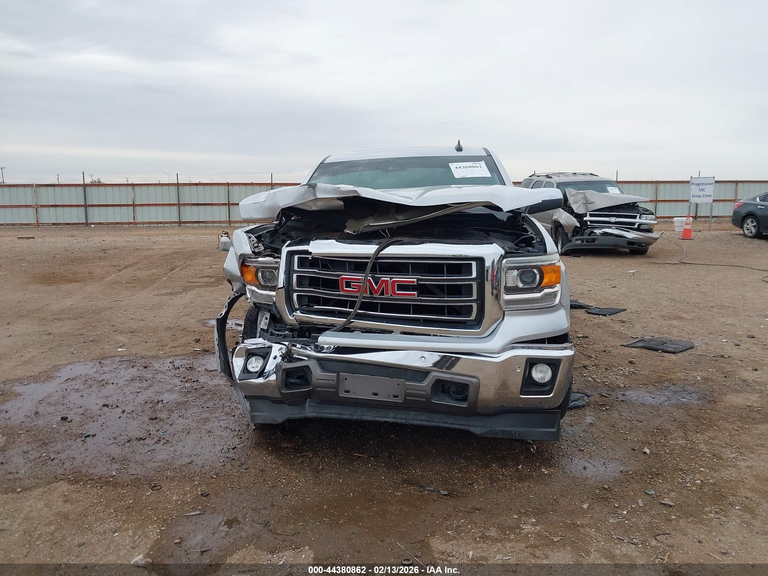 2015 Gmc Sierra 1500 Slt Silver vin: 3GTU2VEC8FG473242