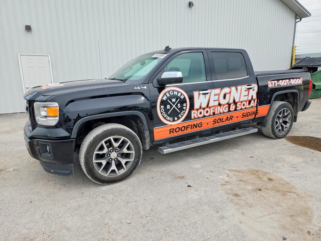 2014 Gmc Sierra K1500 Slt Black vin: 3GTU2VEC9EG201569
