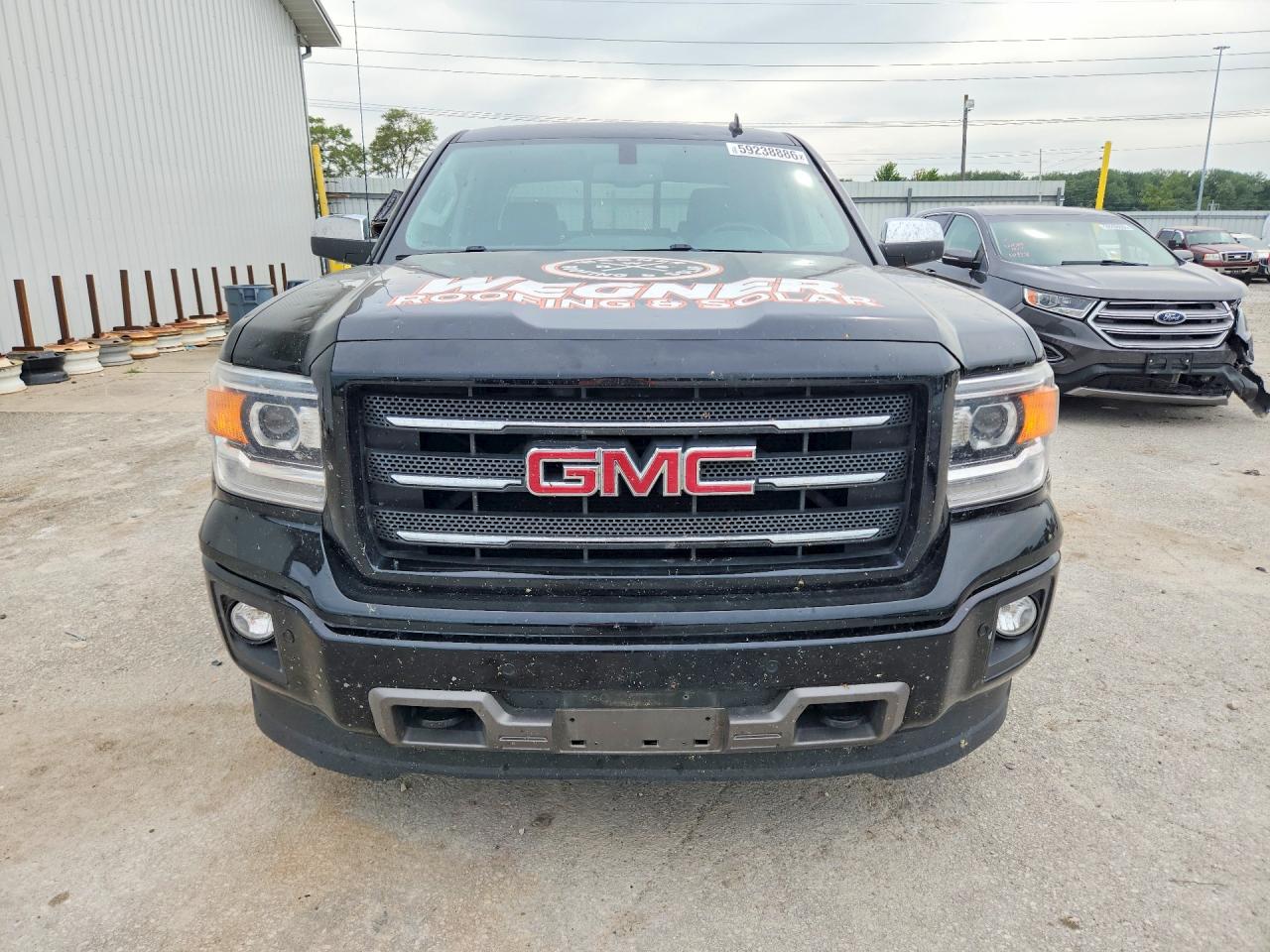 2014 Gmc Sierra K1500 Slt Black vin: 3GTU2VEC9EG201569