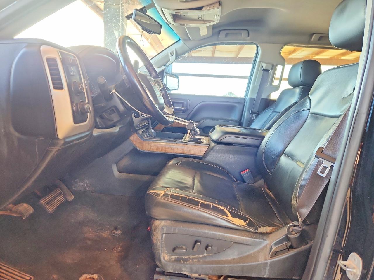 2014 Gmc Sierra K1500 Slt Black vin: 3GTU2VEC9EG224298