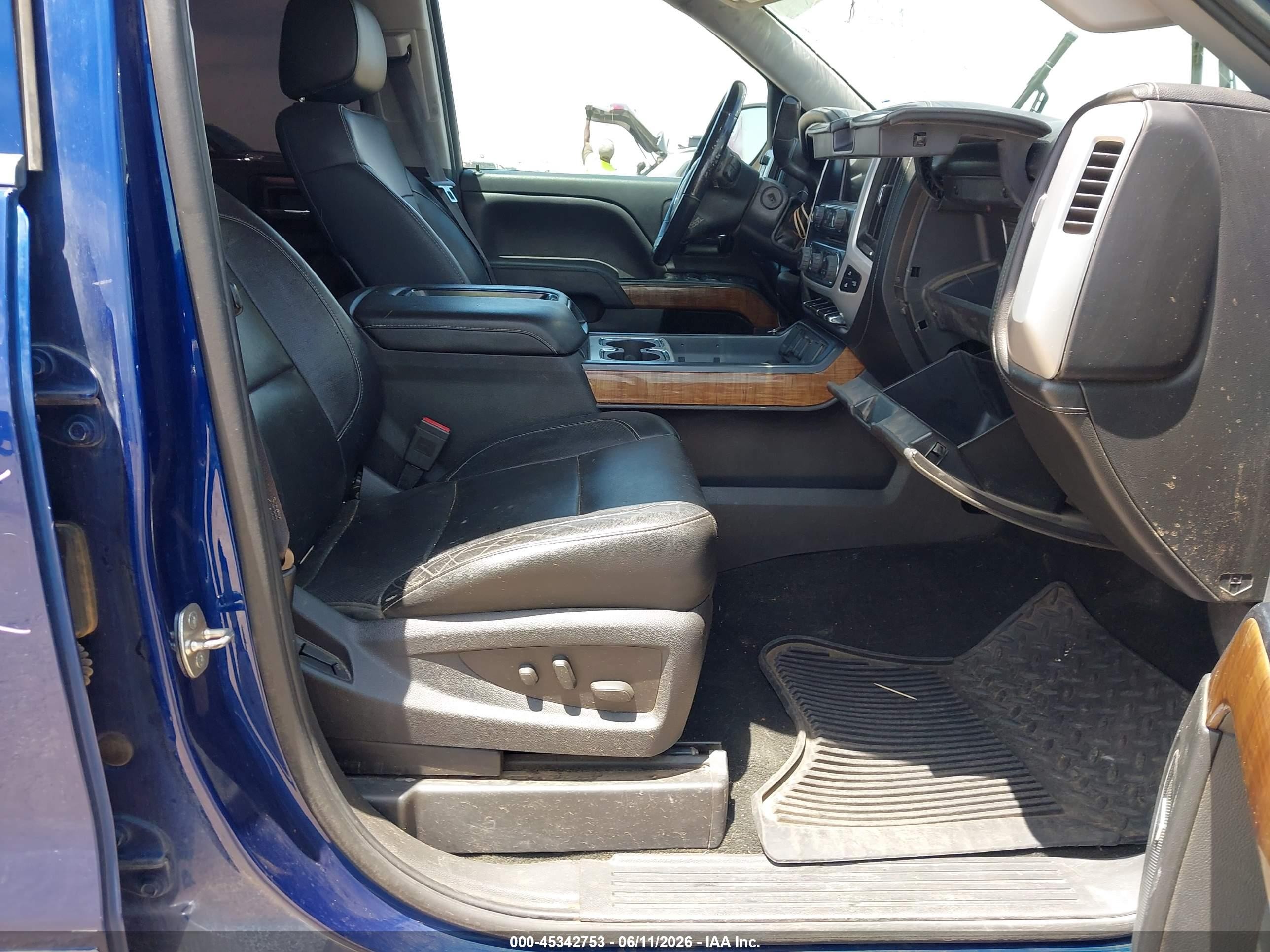 2014 Gmc Sierra 1500 Slt Синий vin: 3GTU2VEC9EG308606