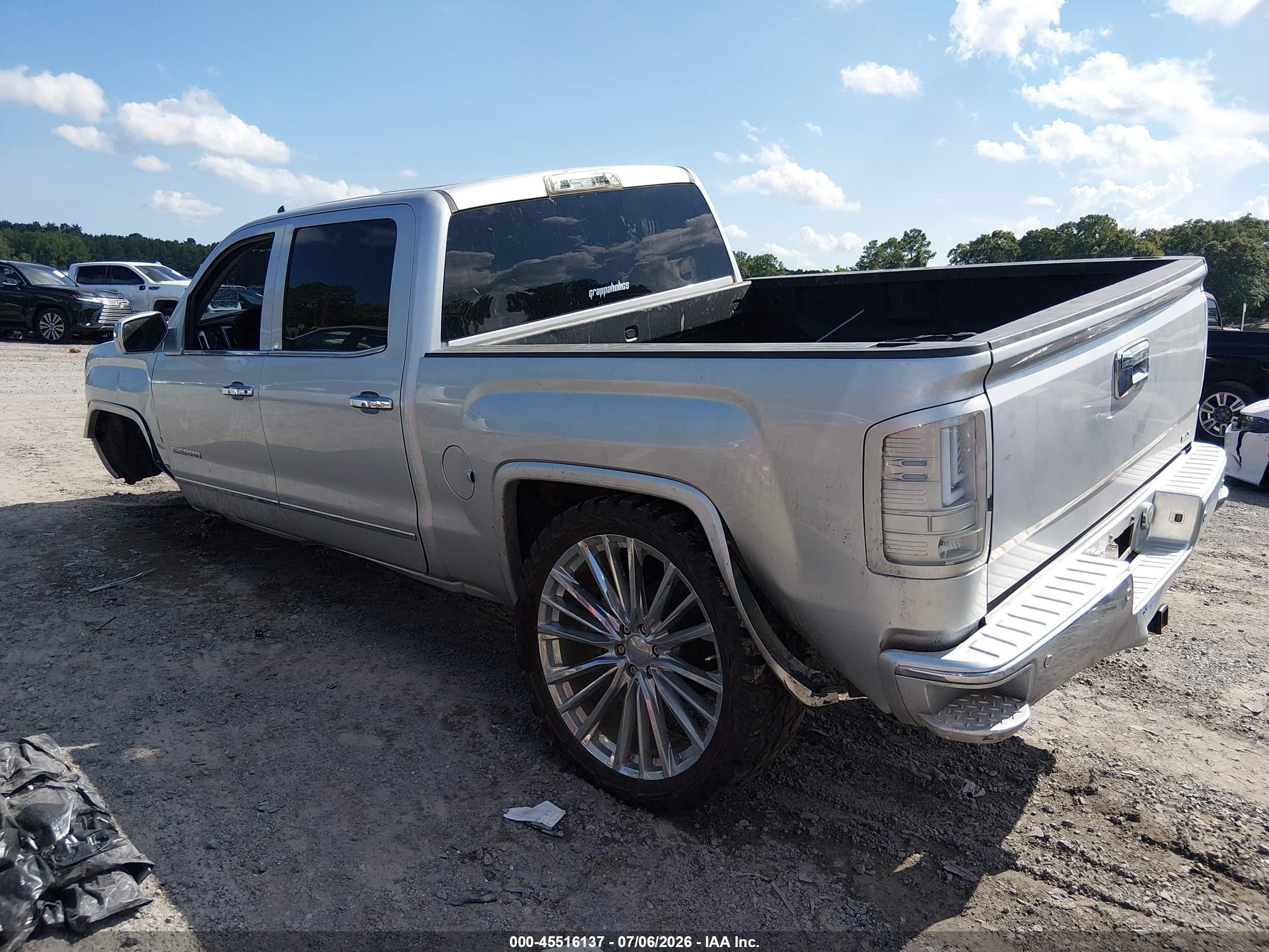2014 Gmc Sierra 1500 Slt Silver vin: 3GTU2VEC9EG361418