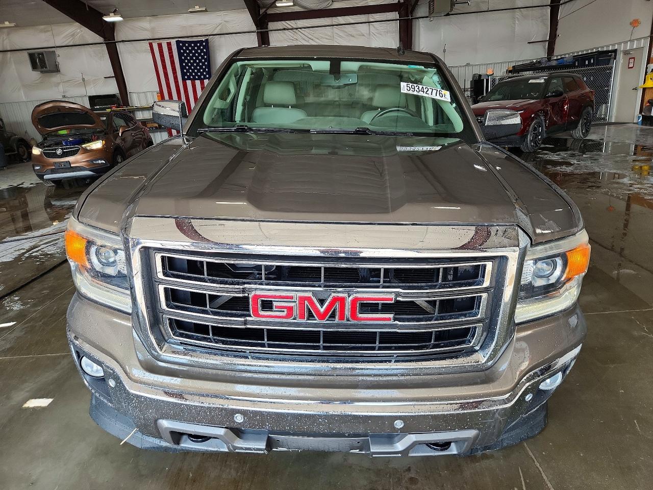 2014 Gmc Sierra K1500 Slt Желто-коричневый vin: 3GTU2VEC9EG533799