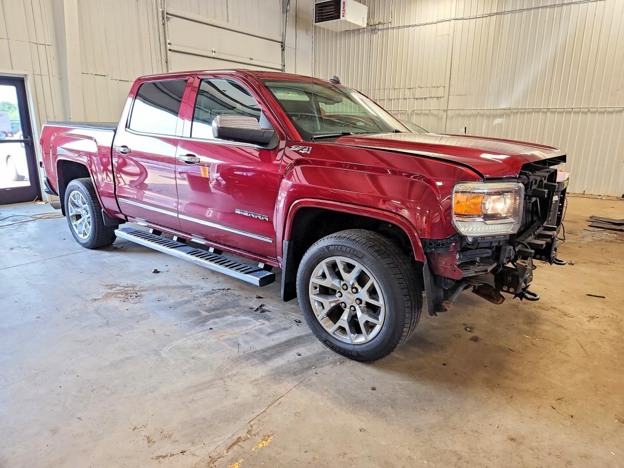 2014 Gmc Sierra K1500 Slt Maroon vin: 3GTU2VEC9EG564132
