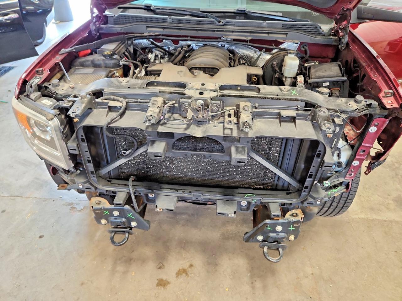 2014 Gmc Sierra K1500 Slt Maroon vin: 3GTU2VEC9EG564132