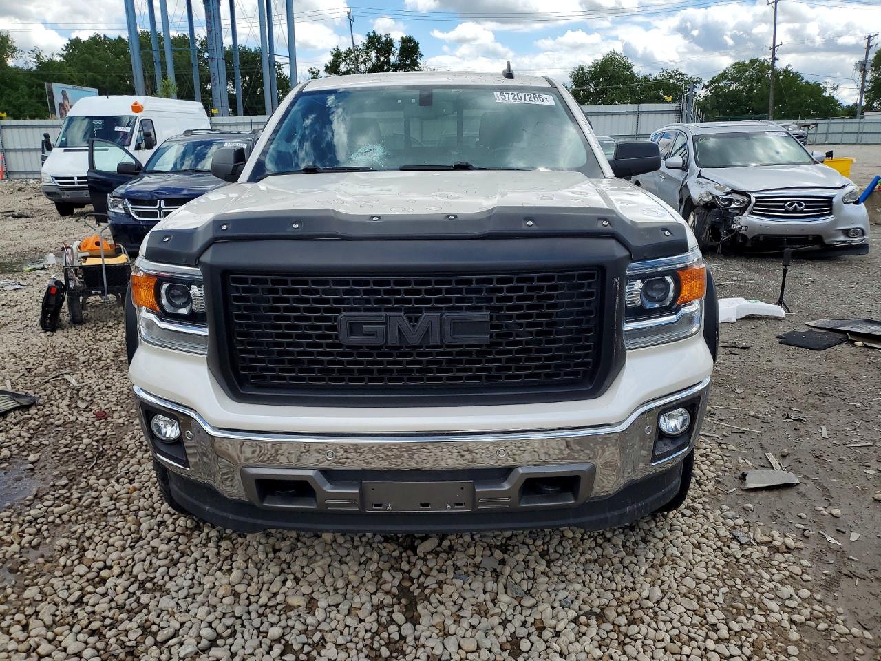 2015 Gmc Sierra K1500 Slt Белый vin: 3GTU2VEC9FG118273