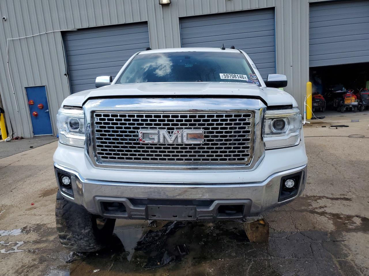 2015 Gmc Sierra K1500 Slt Белый vin: 3GTU2VEC9FG163729