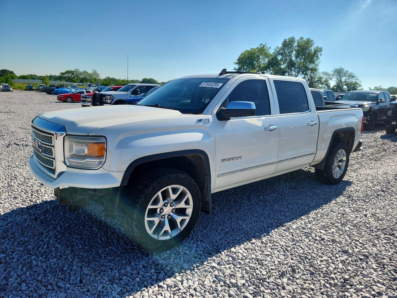 2015 Gmc Sierra K1500 Slt Cream vin: 3GTU2VEC9FG199632