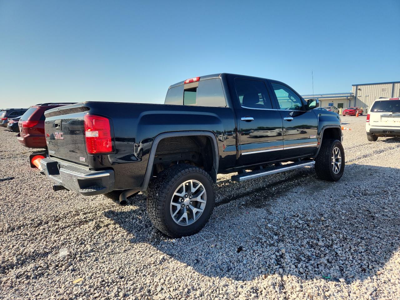 2015 Gmc Sierra K1500 Slt Black vin: 3GTU2VEC9FG214629