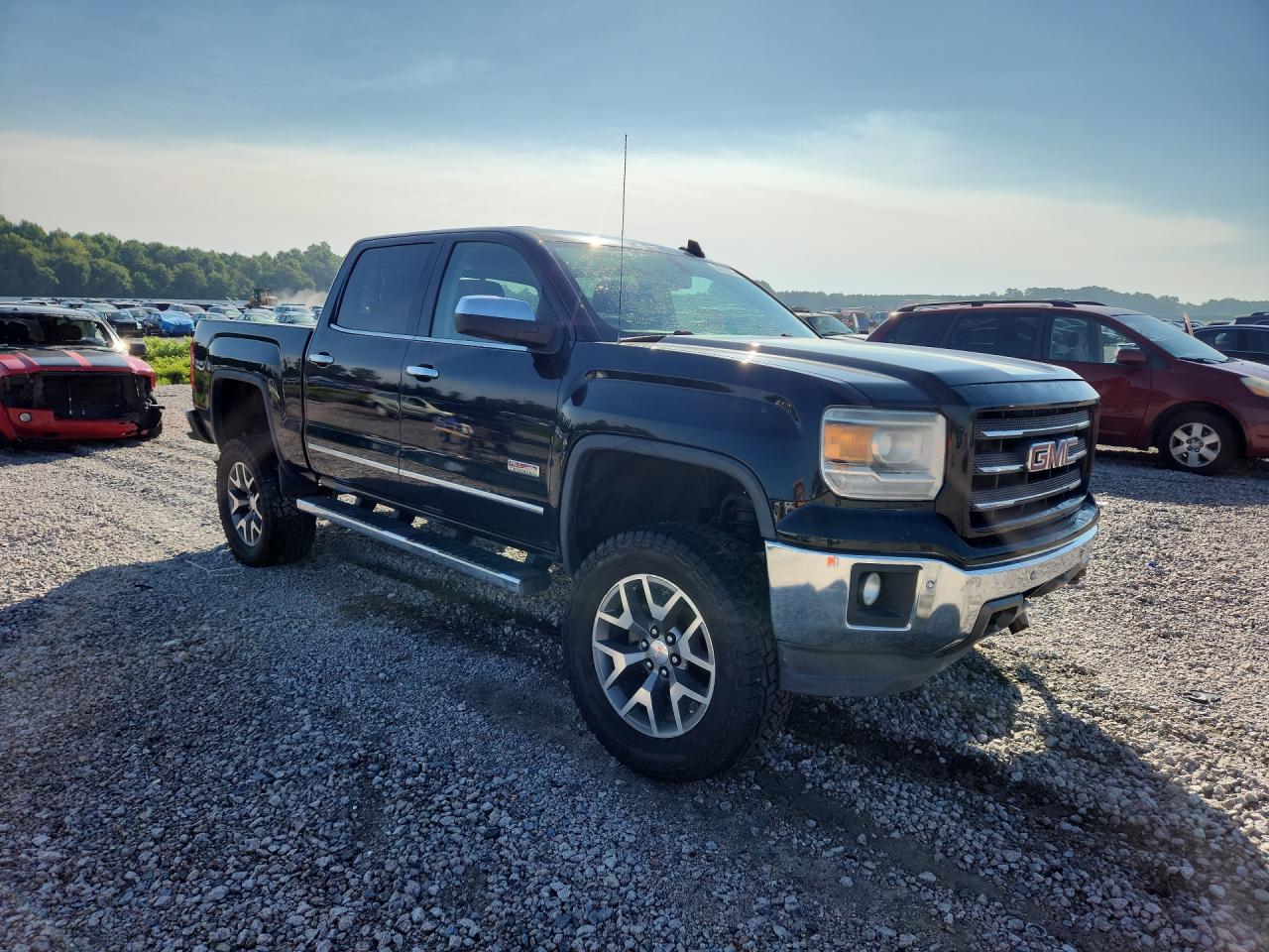 2015 Gmc Sierra K1500 Slt Black vin: 3GTU2VEC9FG214629