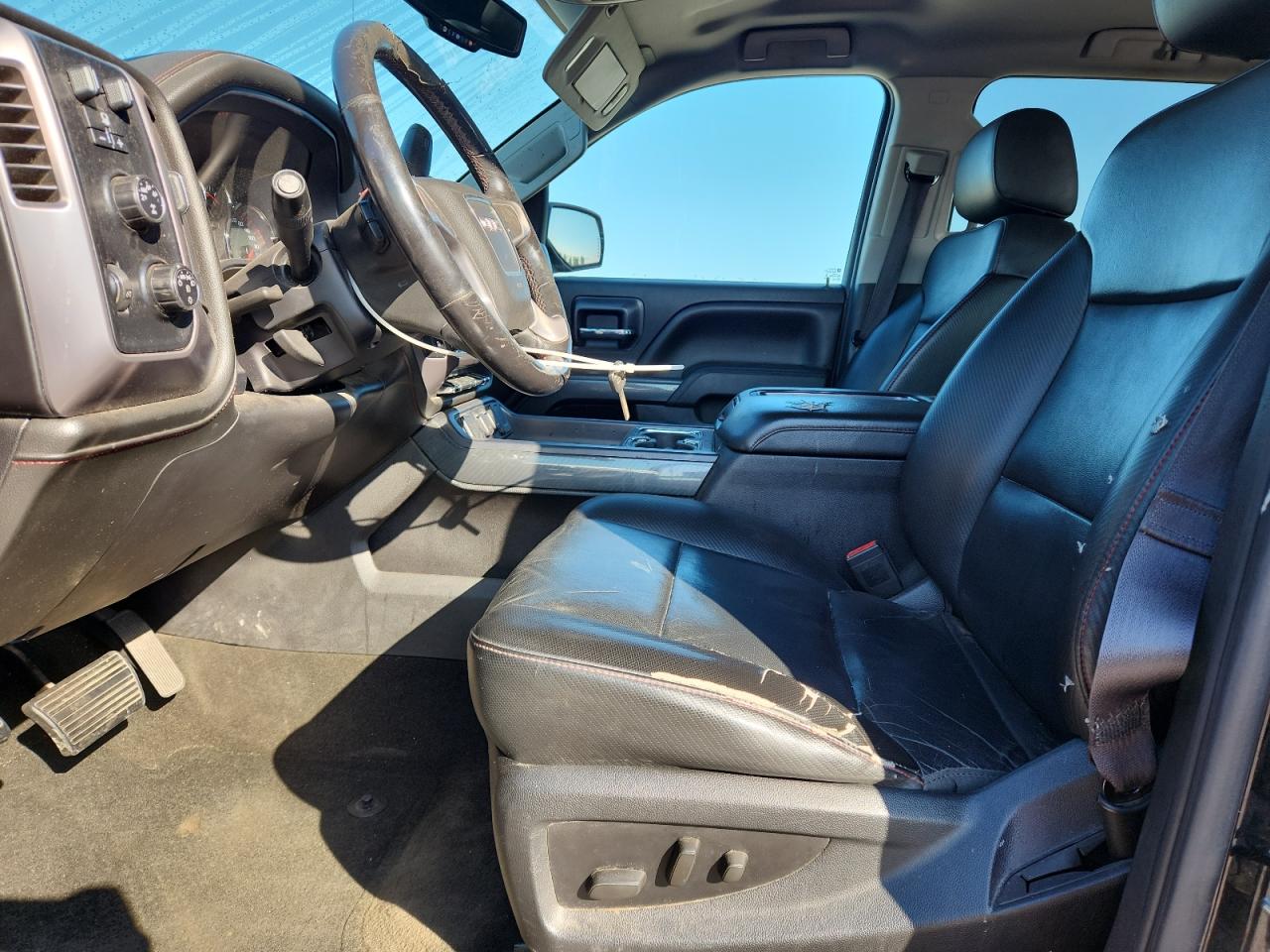 2015 Gmc Sierra K1500 Slt Black vin: 3GTU2VEC9FG214629