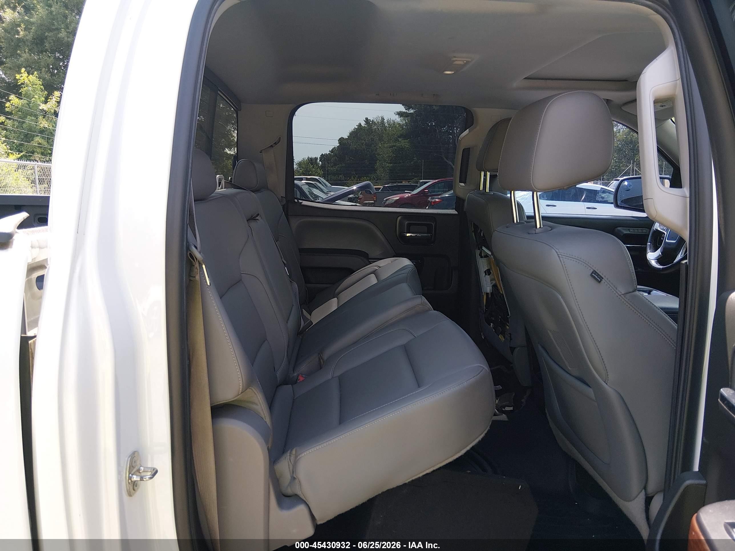 2015 Gmc Sierra 1500 Slt White vin: 3GTU2VEC9FG290867