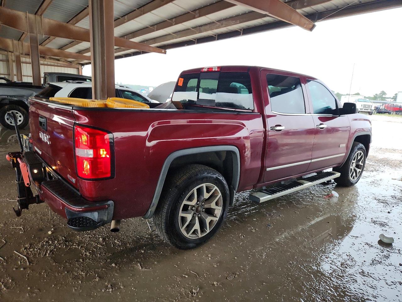2015 Gmc Sierra K1500 Slt Burgundy vin: 3GTU2VEC9FG356673