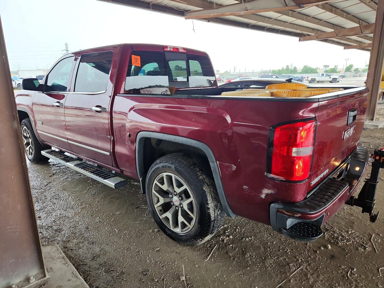 2015 Gmc Sierra K1500 Slt Burgundy vin: 3GTU2VEC9FG356673