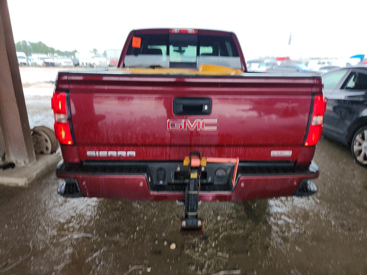 2015 Gmc Sierra K1500 Slt Burgundy vin: 3GTU2VEC9FG356673