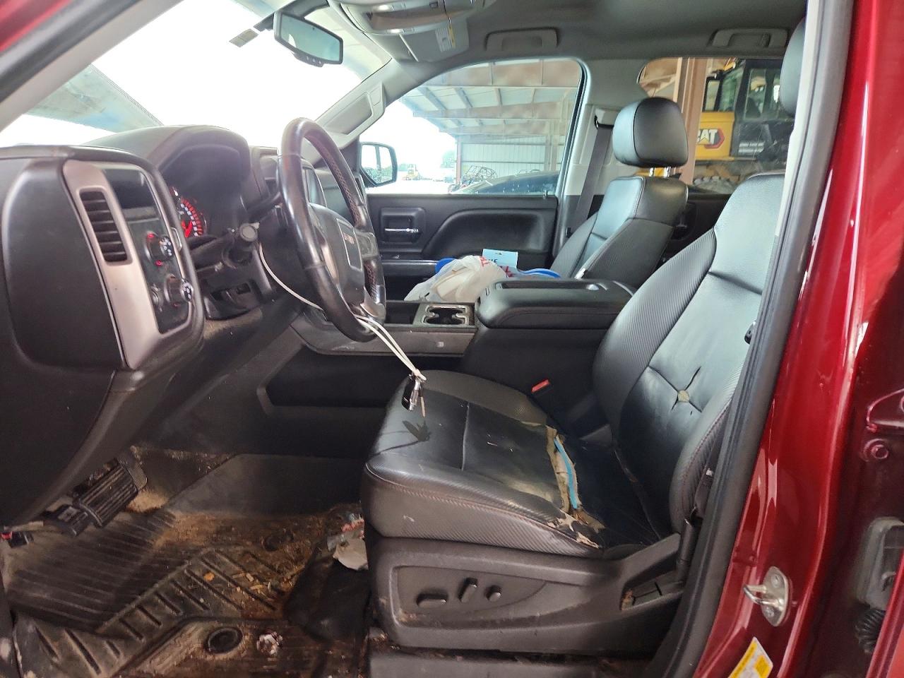 2015 Gmc Sierra K1500 Slt Burgundy vin: 3GTU2VEC9FG356673