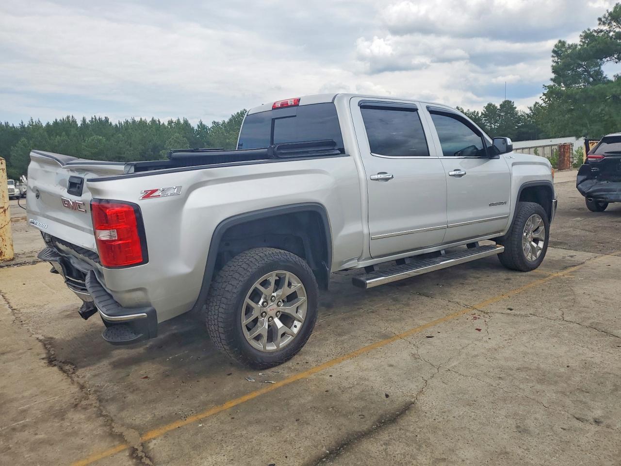 2015 Gmc Sierra K1500 Slt Silver vin: 3GTU2VEC9FG438631