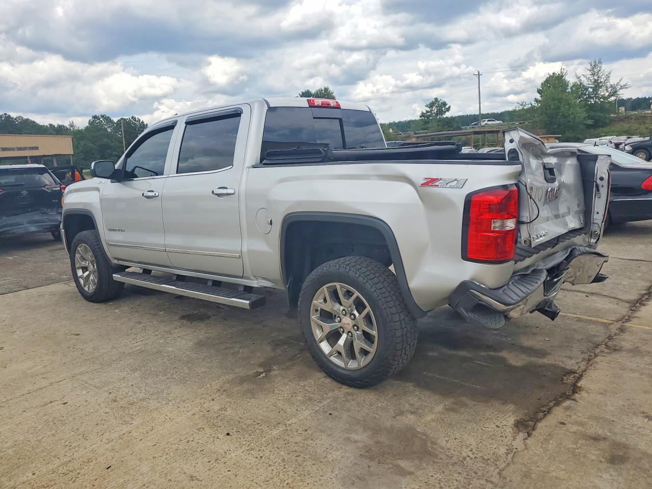 2015 Gmc Sierra K1500 Slt Silver vin: 3GTU2VEC9FG438631