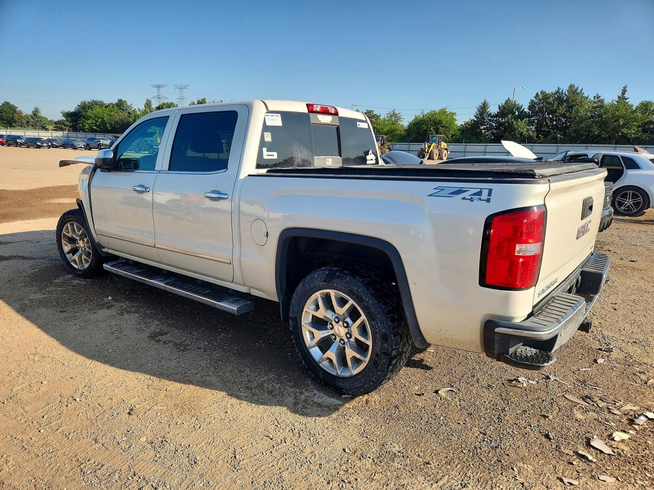 2015 Gmc Sierra K1500 Slt Белый vin: 3GTU2VEC9FG459527