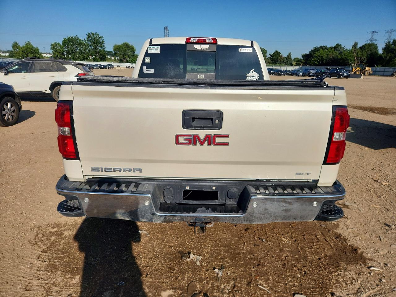 2015 Gmc Sierra K1500 Slt Белый vin: 3GTU2VEC9FG459527