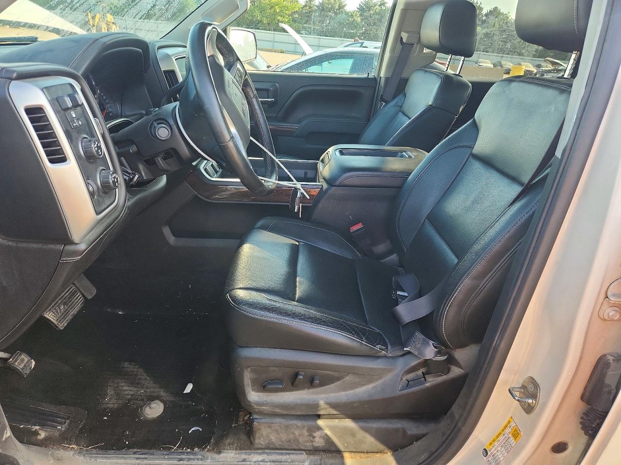 2015 Gmc Sierra K1500 Slt Белый vin: 3GTU2VEC9FG459527