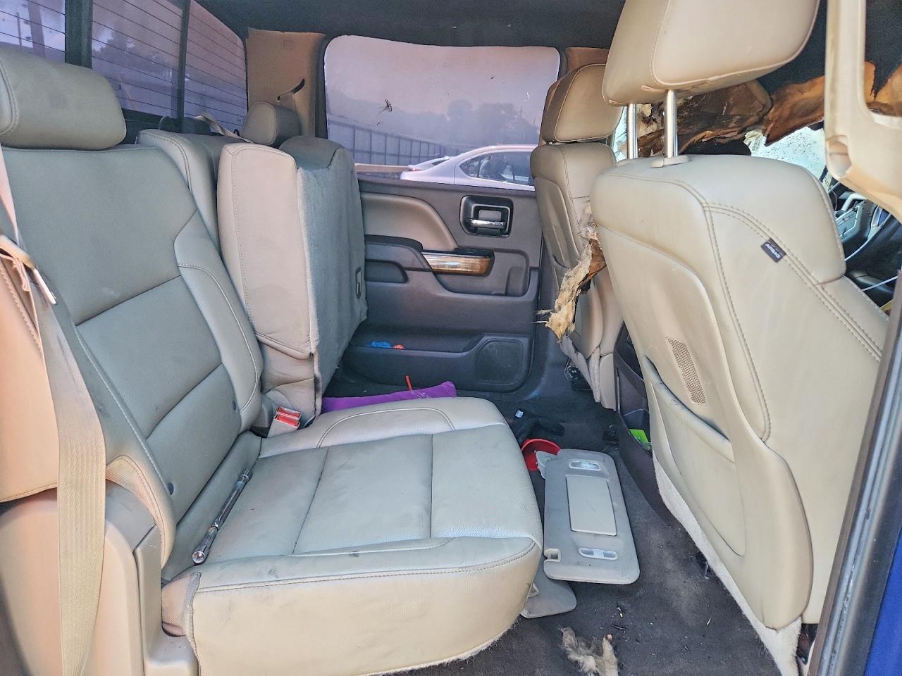 2015 Gmc Sierra K1500 Slt Blue vin: 3GTU2VEC9FG467367