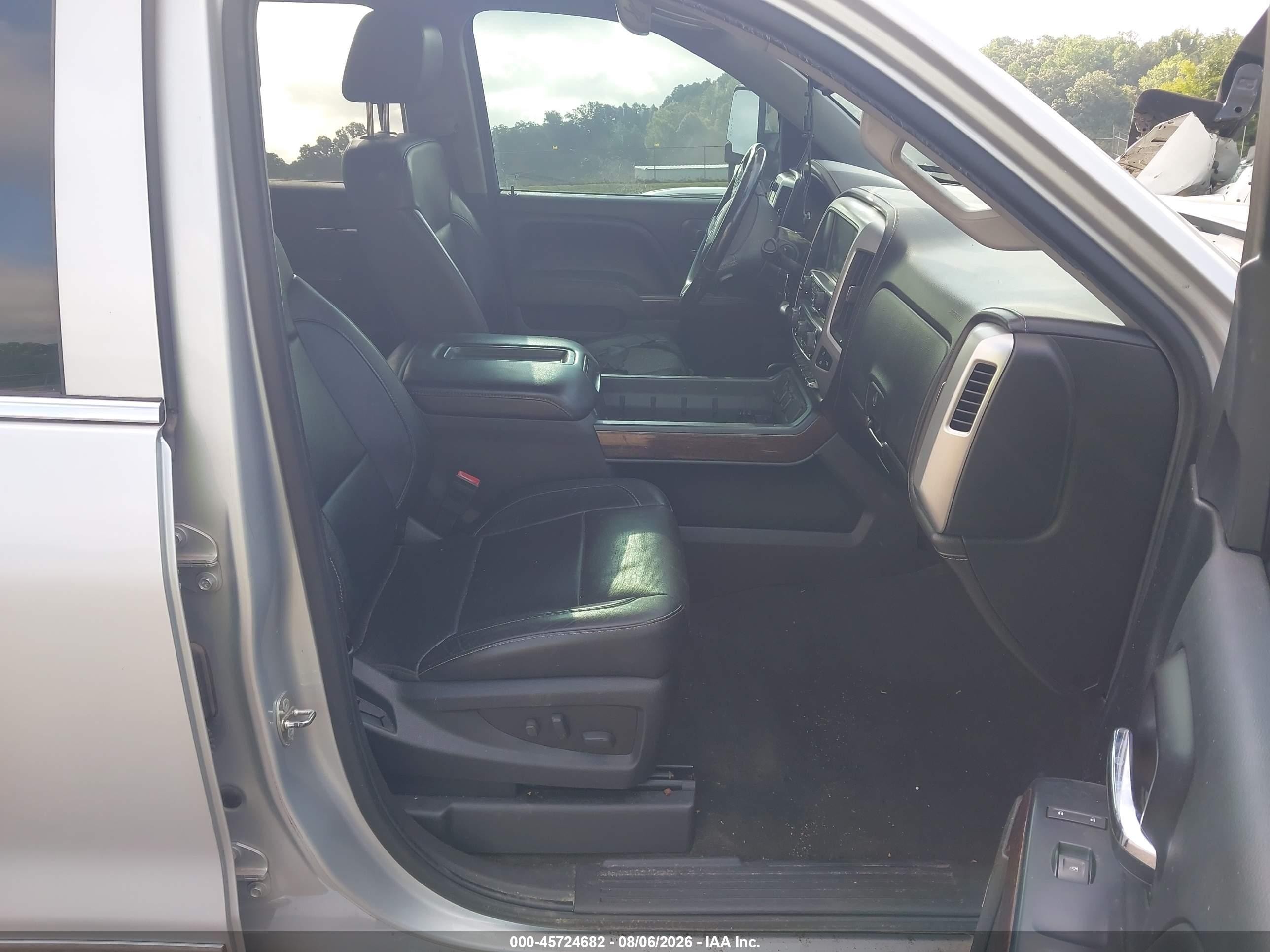 2015 Gmc Sierra 1500 Slt Silver vin: 3GTU2VEC9FG521329