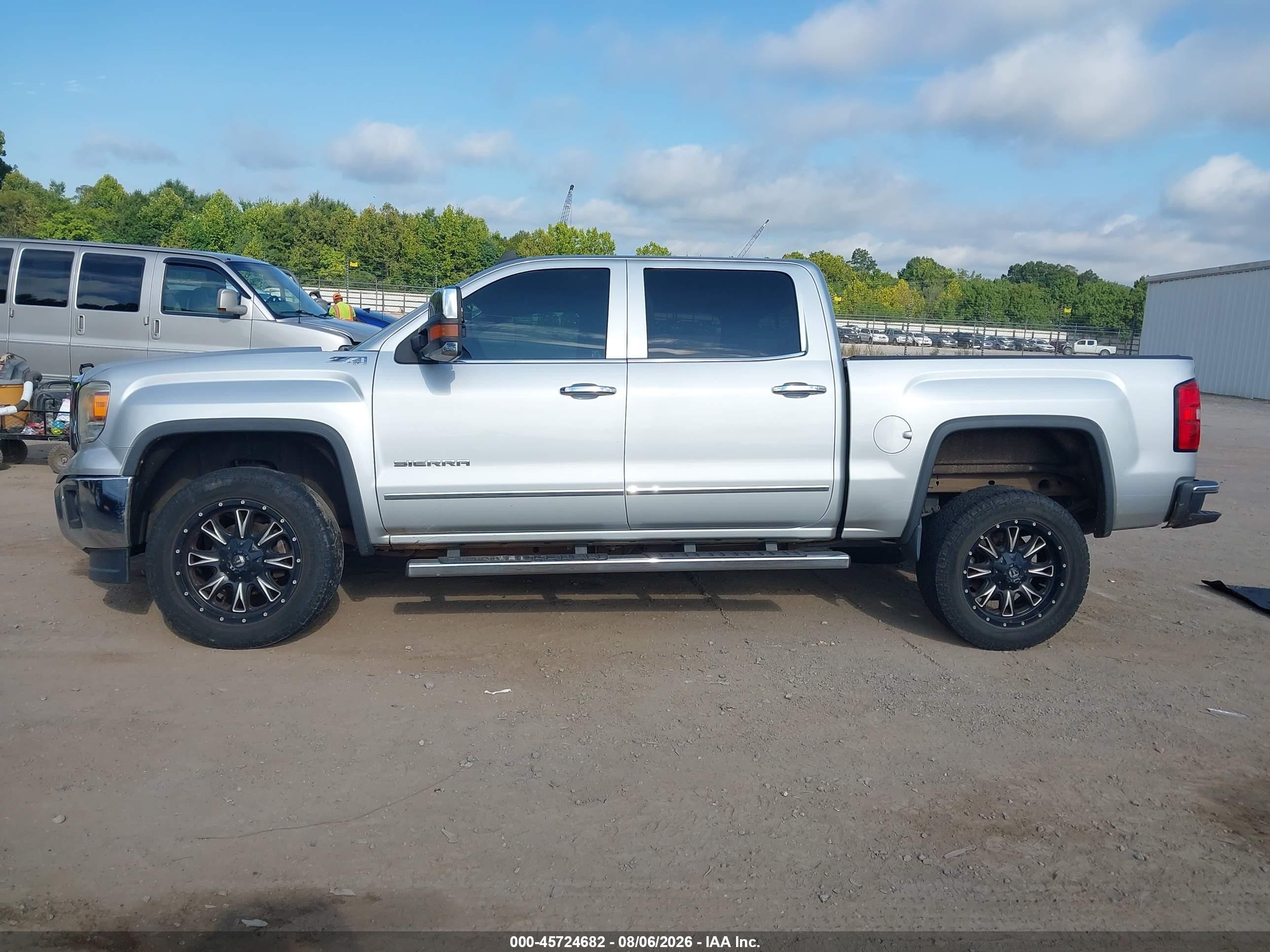 2015 Gmc Sierra 1500 Slt Silver vin: 3GTU2VEC9FG521329