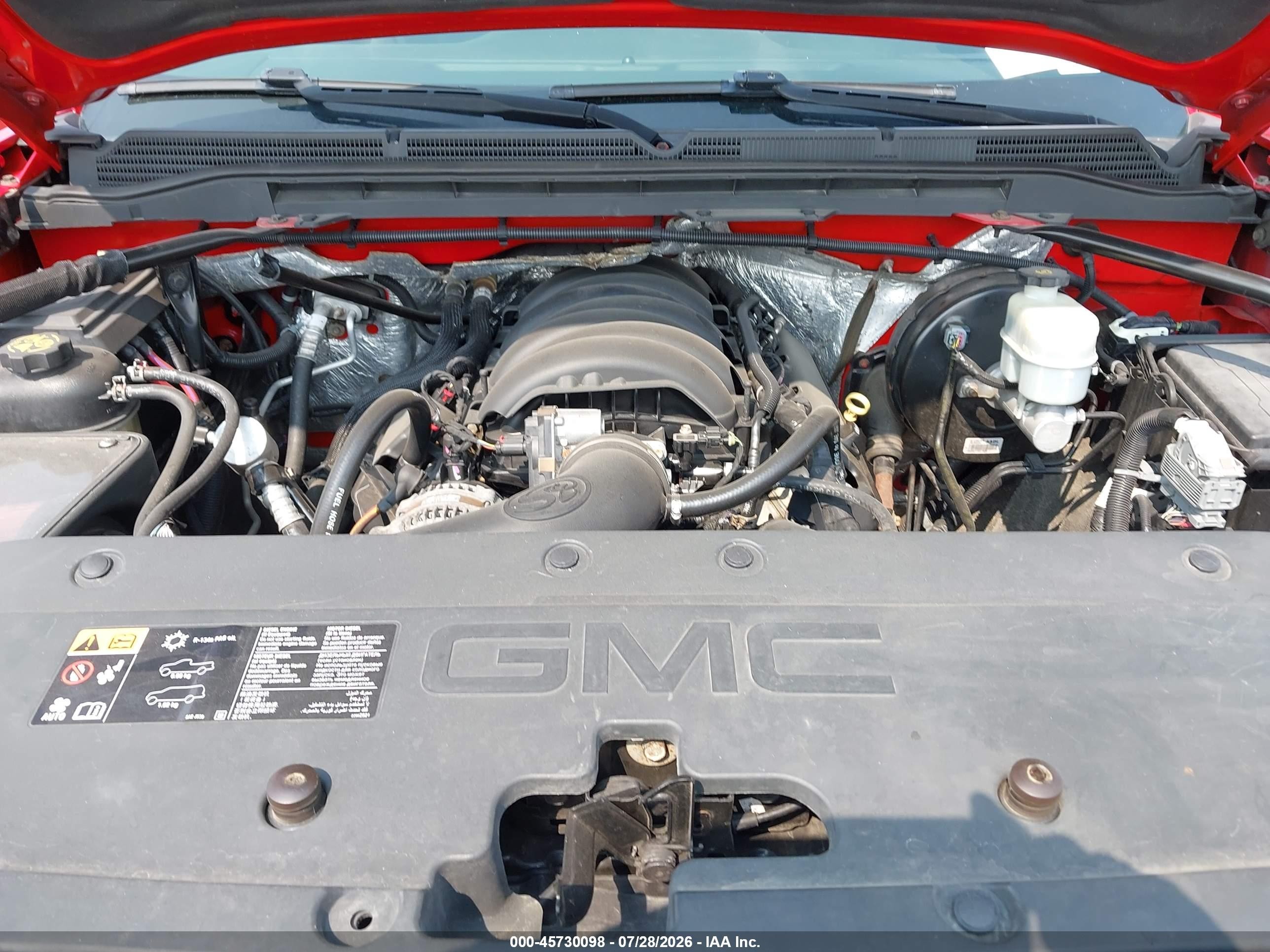 2014 Gmc Sierra 1500 Slt Red vin: 3GTU2VECXEG263644