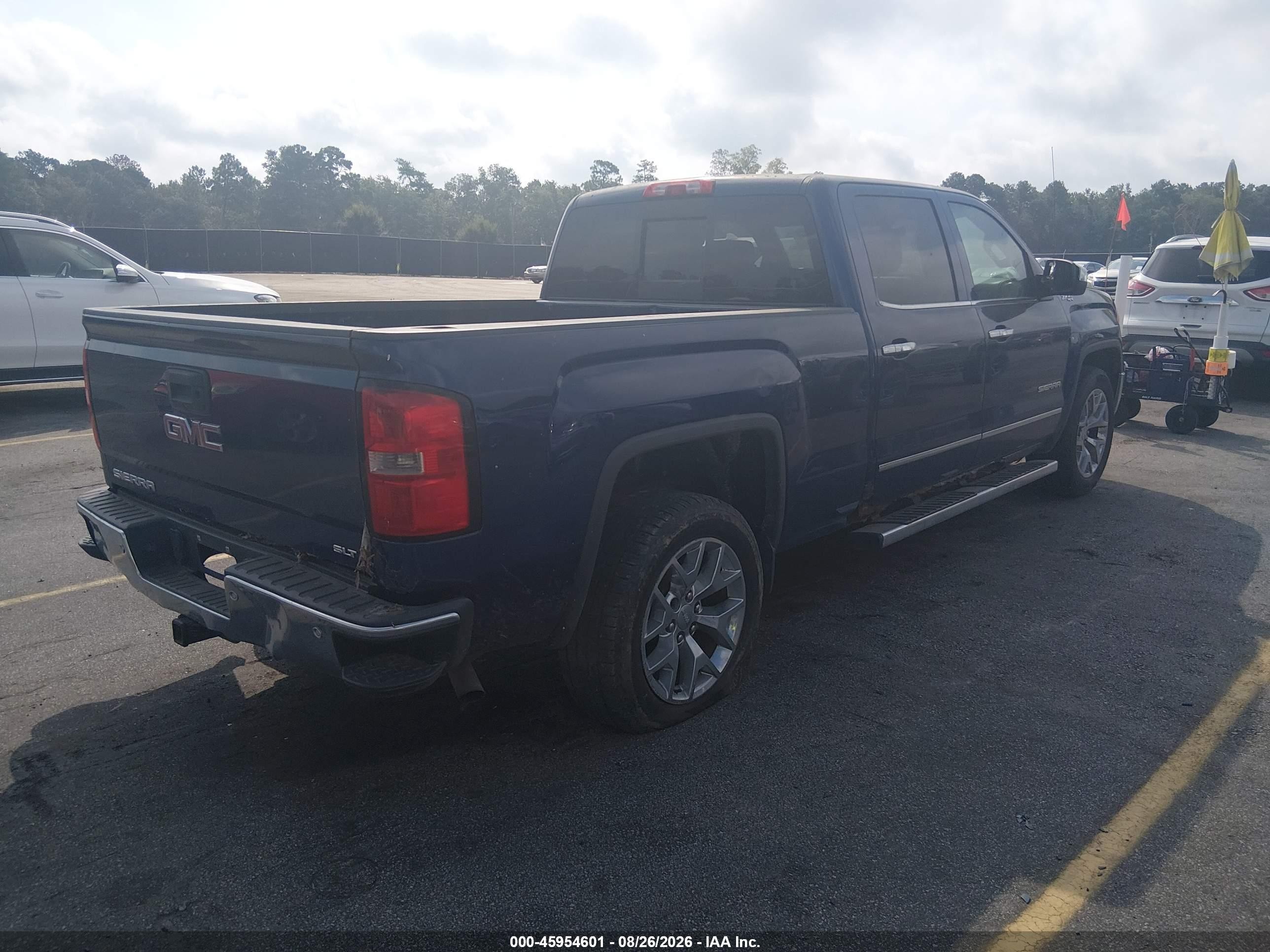 2014 Gmc Sierra 1500 Slt Blue vin: 3GTU2VECXEG268262