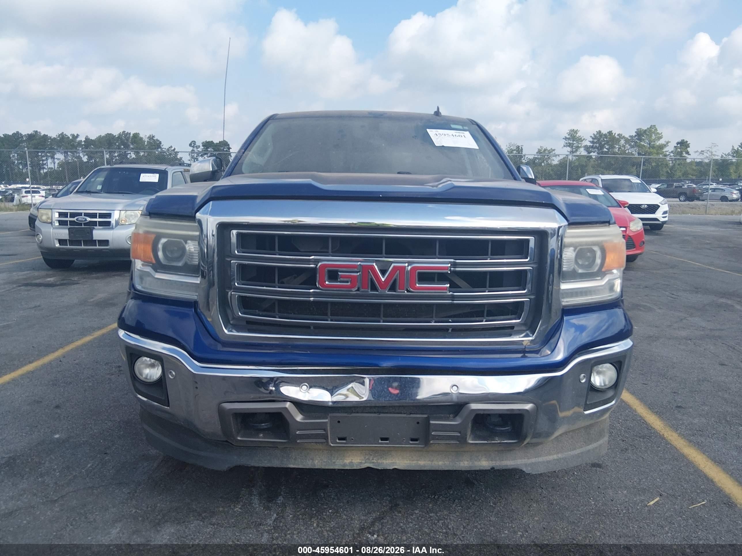 2014 Gmc Sierra 1500 Slt Blue vin: 3GTU2VECXEG268262