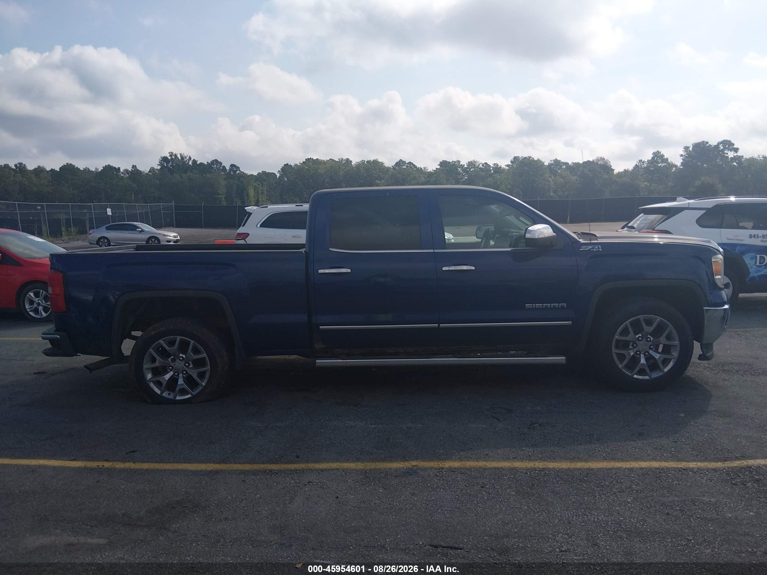 2014 Gmc Sierra 1500 Slt Blue vin: 3GTU2VECXEG268262