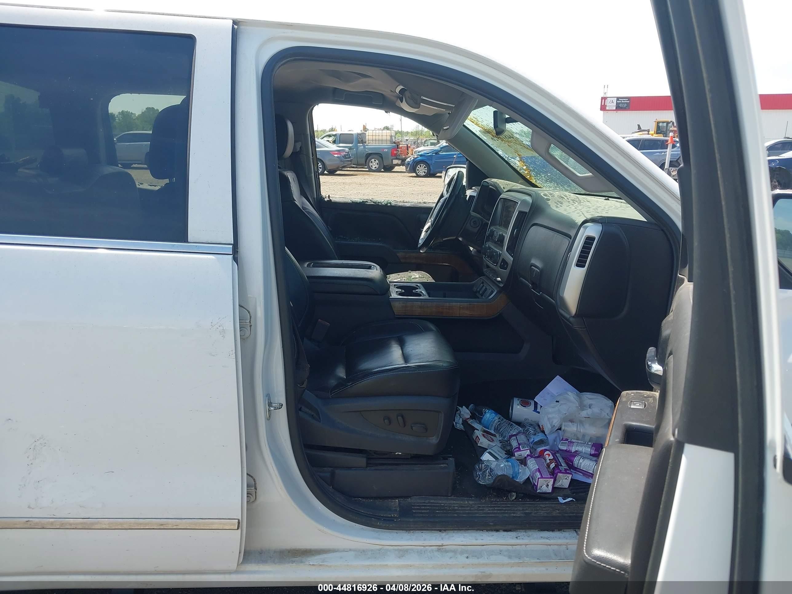 2014 Gmc Sierra 1500 Slt White vin: 3GTU2VECXEG305844