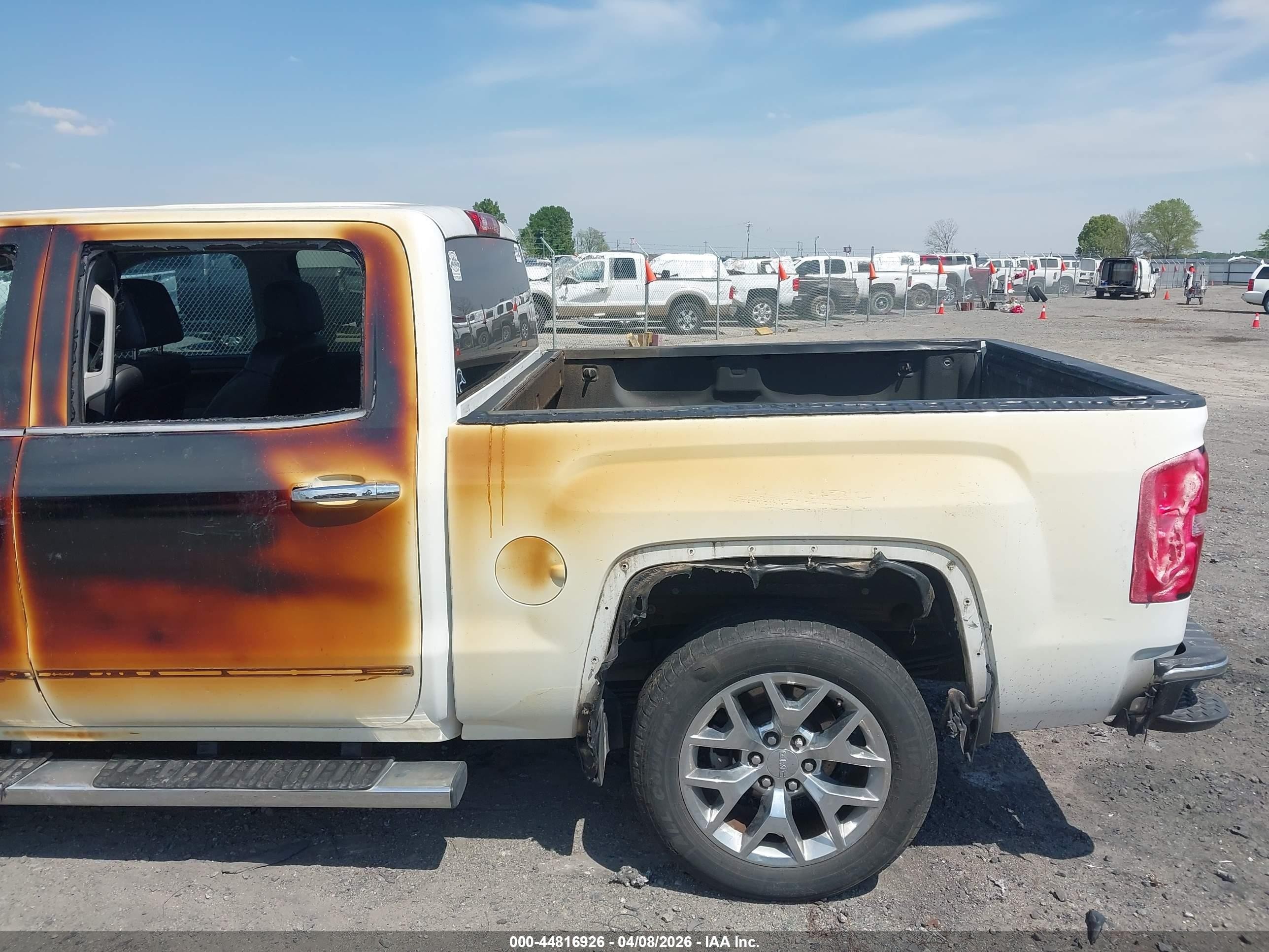 2014 Gmc Sierra 1500 Slt White vin: 3GTU2VECXEG305844