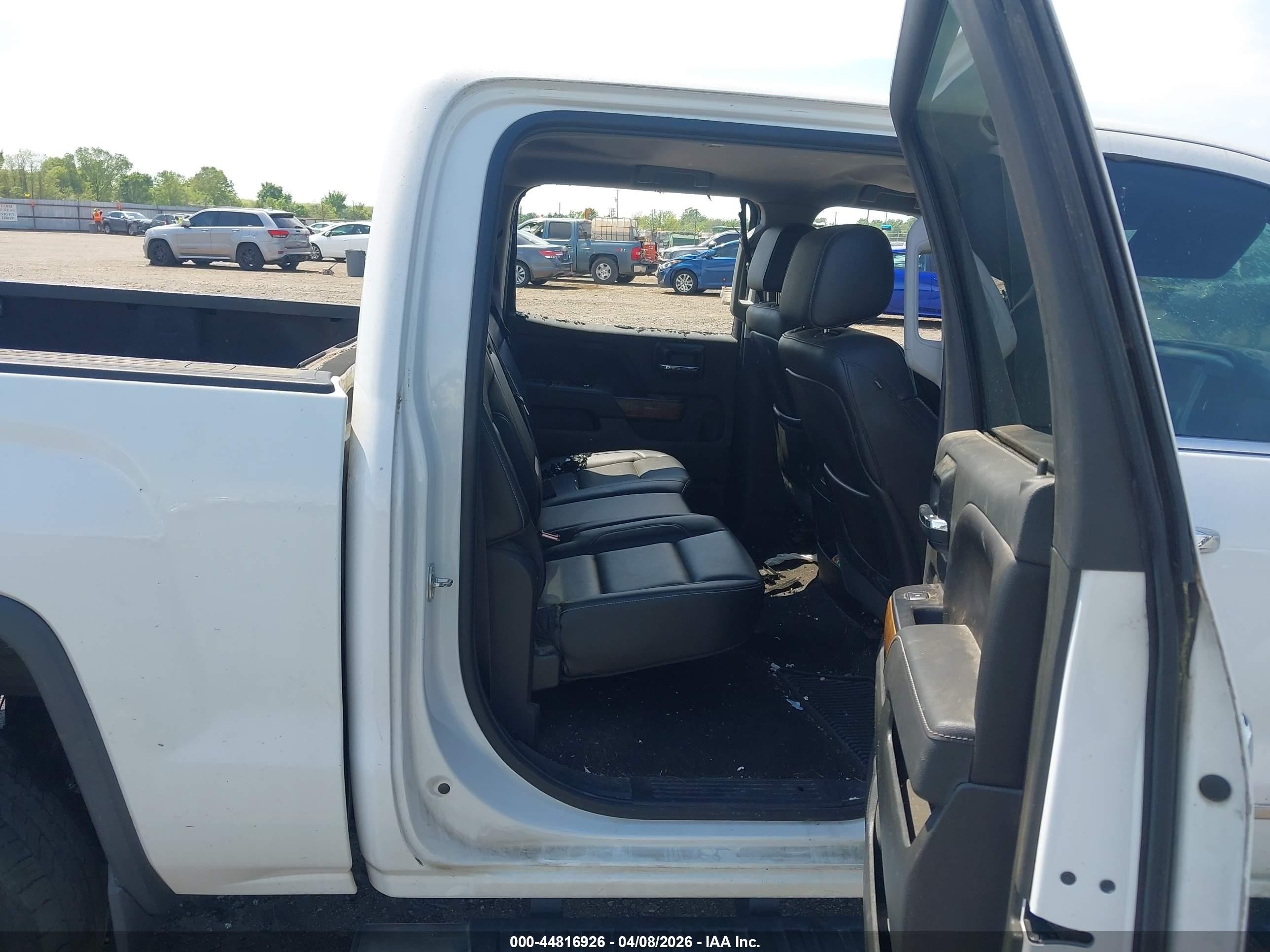 2014 Gmc Sierra 1500 Slt White vin: 3GTU2VECXEG305844