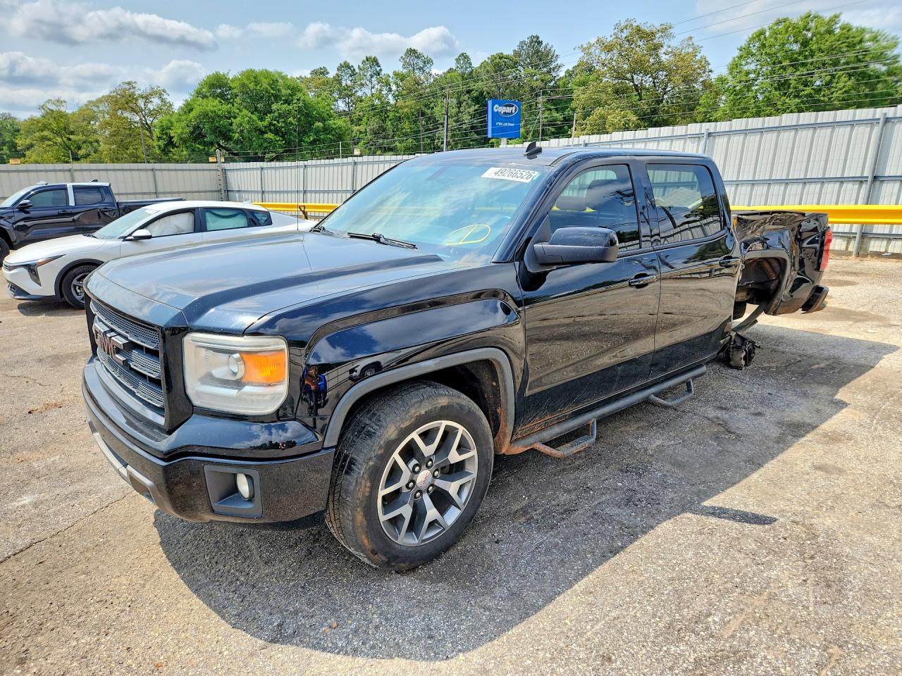 2014 Gmc Sierra K1500 Slt Black vin: 3GTU2VECXEG321753