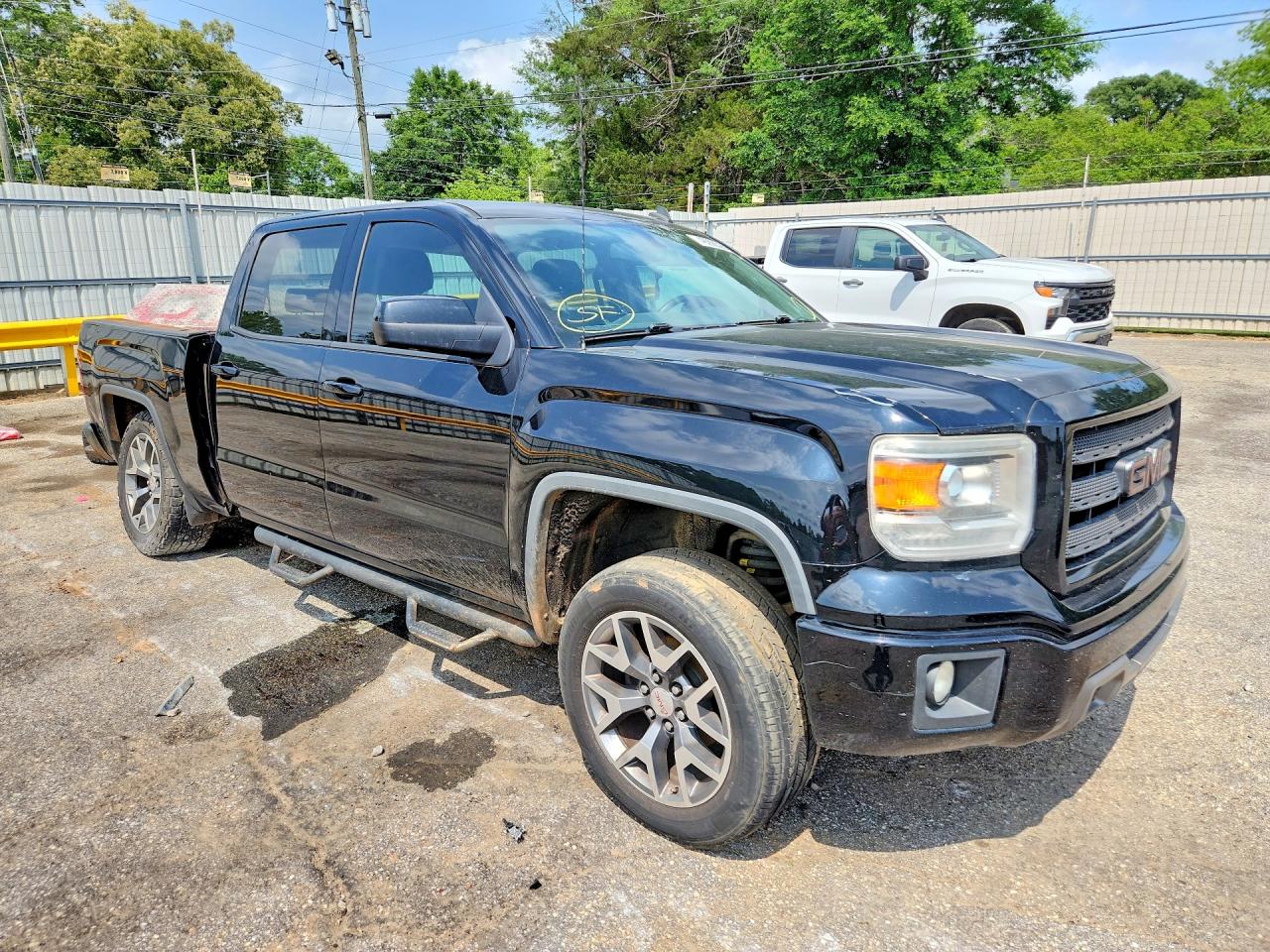 2014 Gmc Sierra K1500 Slt Black vin: 3GTU2VECXEG321753