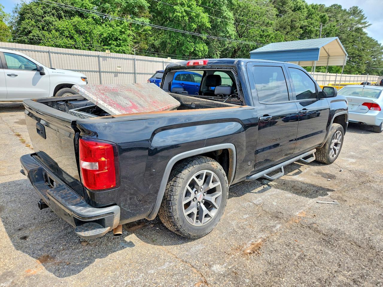 2014 Gmc Sierra K1500 Slt Black vin: 3GTU2VECXEG321753